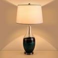 thumbnail image 2 of Modern Table Lamps Set of 2 ,Transitional Table Lamp for Living Room, Contemporary Glass Bedside Lamps for Bedroom, Nightstand, Hotel, 2 of 4
