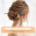 thumbnail image 2 of 2 Pcs Baguettes à Cheveux Serpent Belles Épingles à Cheveux Accessoires Cheveux Rétro Bâtons à Cheveux, 2 of 8