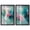 Black Frame, variant on Soft Swirls Duo Shadowbox Print Sunset Pink Wall Decor Set by Art Remedy, Black Frame, 10 x 15