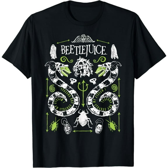 Beetlejuice Symbols Poster T-Shirt