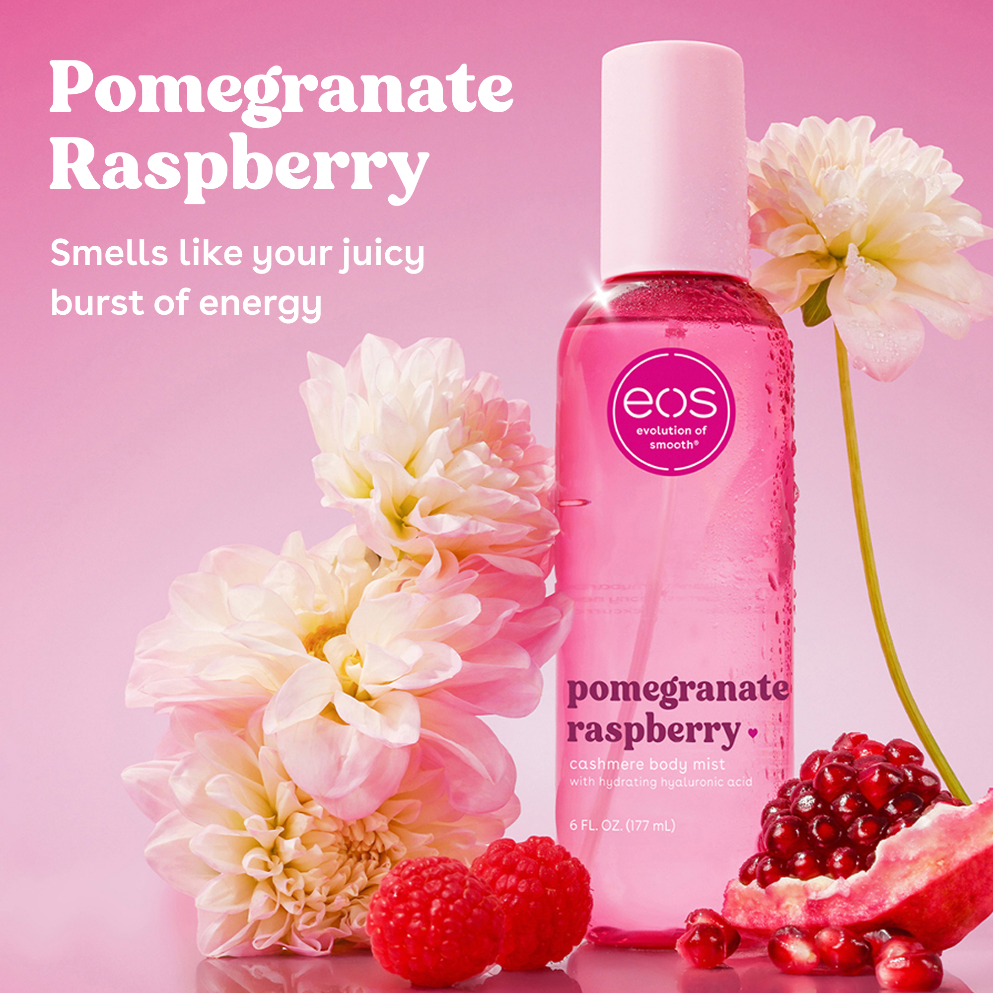 eos Cashmere Pomegranate Raspberry Body Mist, 6 fl oz photo 2