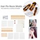 thumbnail image 2 of Hair Pin Silicone Molds Art DIY HandMade Girl Hairpin Crystal Epoxy Mold Package Set, 2 of 4
