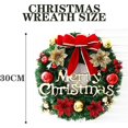 thumbnail image 3 of Corona De Navidad Con Lazo Rojo, 3 of 5