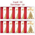 thumbnail image 3 of BKER Festive Holiday Greeting Card With Envelope For Celebrations And Seasonal Wishes Perfect For Family And Colleagues, 3 of 4