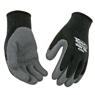 Kinco Warm Grip M Latex Coated Thermal Black Dipped Gloves