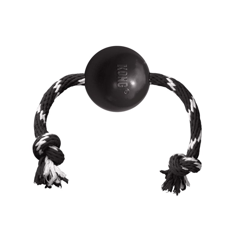 KONG Extreme Ball with Rope, Large Dog Toy photo 1