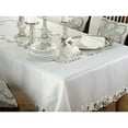 thumbnail image 3 of Saro Lifestyle Cutwork Design Tablecloth, 3 of 3