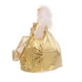 thumbnail image 4 of Kurt Adler Battery Operated White and Gold Lighted Angel Treetop 12", 4 of 6