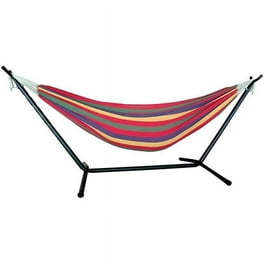 Regatta Stripe Classic 2 Person Hammock With Stand Regatta Stripe Classic 2 Person Hammock With Stand