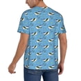 thumbnail image 2 of Hirioo Dolphin Lovers for Men's Baseball T-shirt Shirts Short Sleeve Casual Summer Button Stretch T Shirts,Size S-4XL-X-Large, 2 of 7