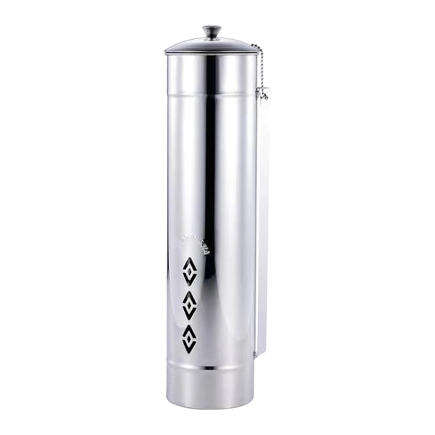 Dispensador de vasos de papel, dispensador de vasos de agua, fácil de instalar, premium, con tapa a prueba de polvo, de acero inoxidable, para