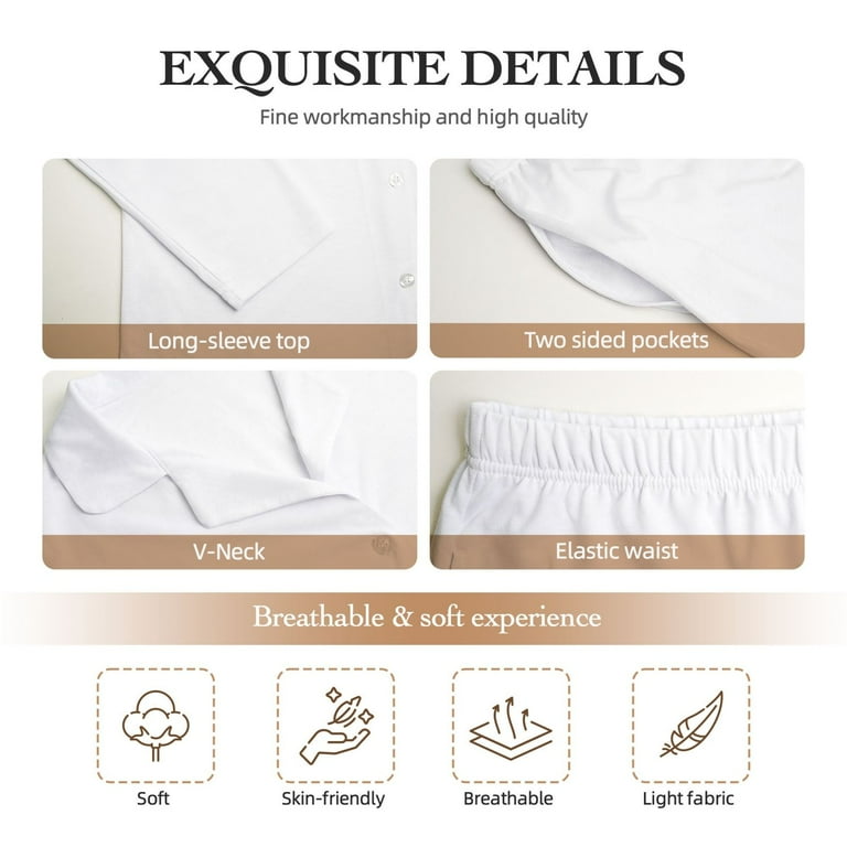 Easygdp Casino Cards Poker Women's Long-Sleeve Shirt and Full-Length Bottom  Pajama Set,Two Piece Loungewear Soft Pajama Top and Pants Pjs  Sleepwear-Small - Walmart.com
