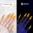 thumbnail image 4 of WIFKLSIIPG Gel Nail Polish 9 Colors Neon Luminous Gel Polish Fluorescent Bright Colors Pink Neon Yellow Green Purple Soak Nail Polish Kit Fluorescent Color Nail Polish Popular Color Nail 8ML, 4 of 4