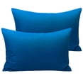 thumbnail image 3 of 2 Pack 14" x 20" Microfiber Toddler Pillowcases with Envelope Closure, Soft and Breathable Small Pillow Covers for Travel, Royal Blue, ( Pillow not included ), 3 of 5