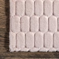 thumbnail image 3 of nuLOOM Nia SuperiorWash Tile Faux Rabbit Machine Washable Area Rug, 2' 6" x 8', Runner, Nia Blush, 3 of 6