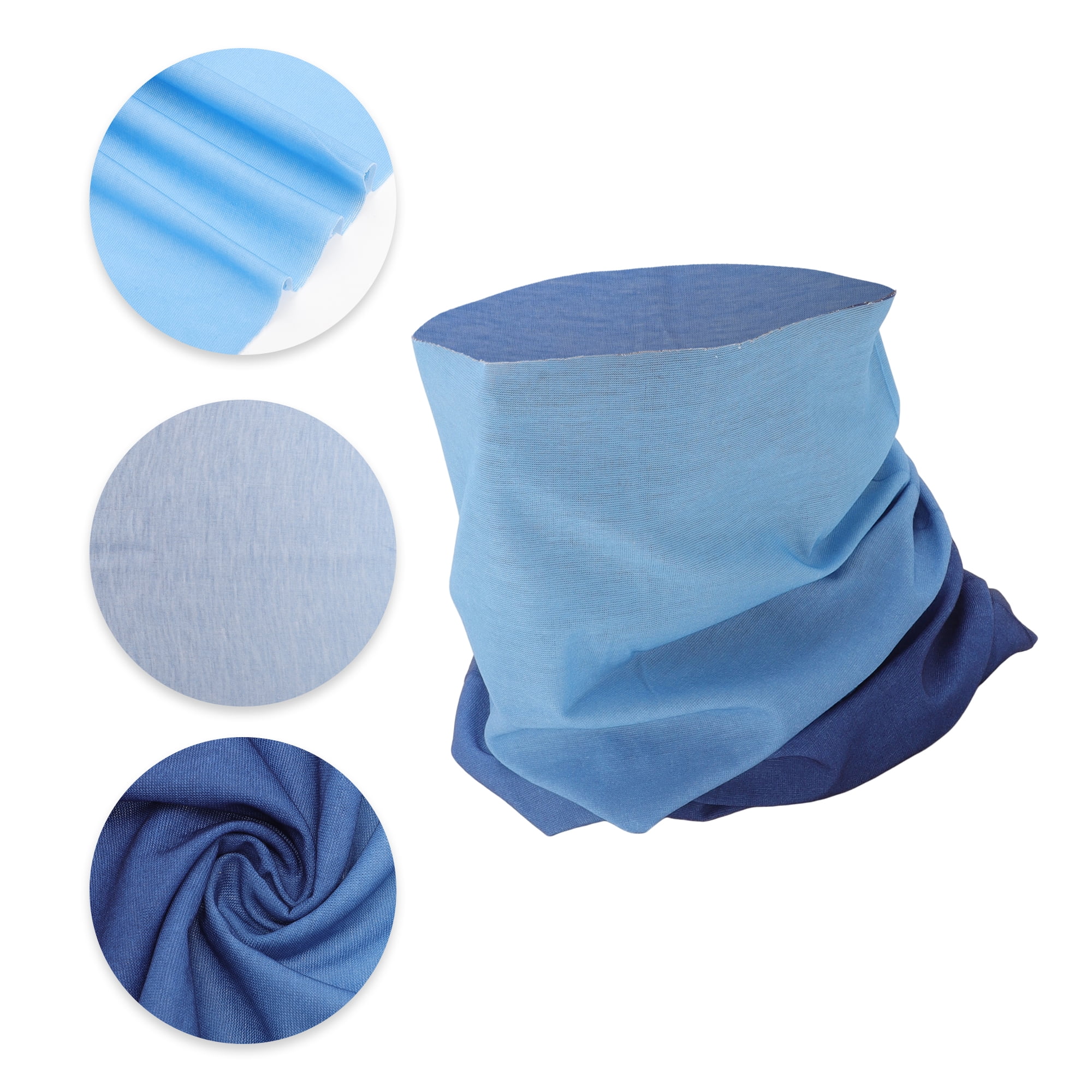 Unique Bargains Cooling Face Scarf Mask 1 Pc Gradient Blue