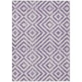 thumbnail image 2 of Addison Rugs Chantille Indoor/Outdoor Transitional Geometric Purple Washable Rectangle Rug, 3' x 5', 2 of 6