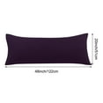 thumbnail image 6 of Piccocasa Breathable Microfiber, 1 Piece body Pillowcases Jumbo Purple, 6 of 8