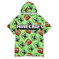 thumbnail image 1 of Minecraft Poncho-Serviette Vert Unisexe pour Enfants, 1 of 6
