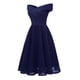 thumbnail image 3 of Vestido de encaje de la vendimia del nuevo bordado de las mujeres fuera del hombro Vestido de f Abanopi Vestido, 3 of 7