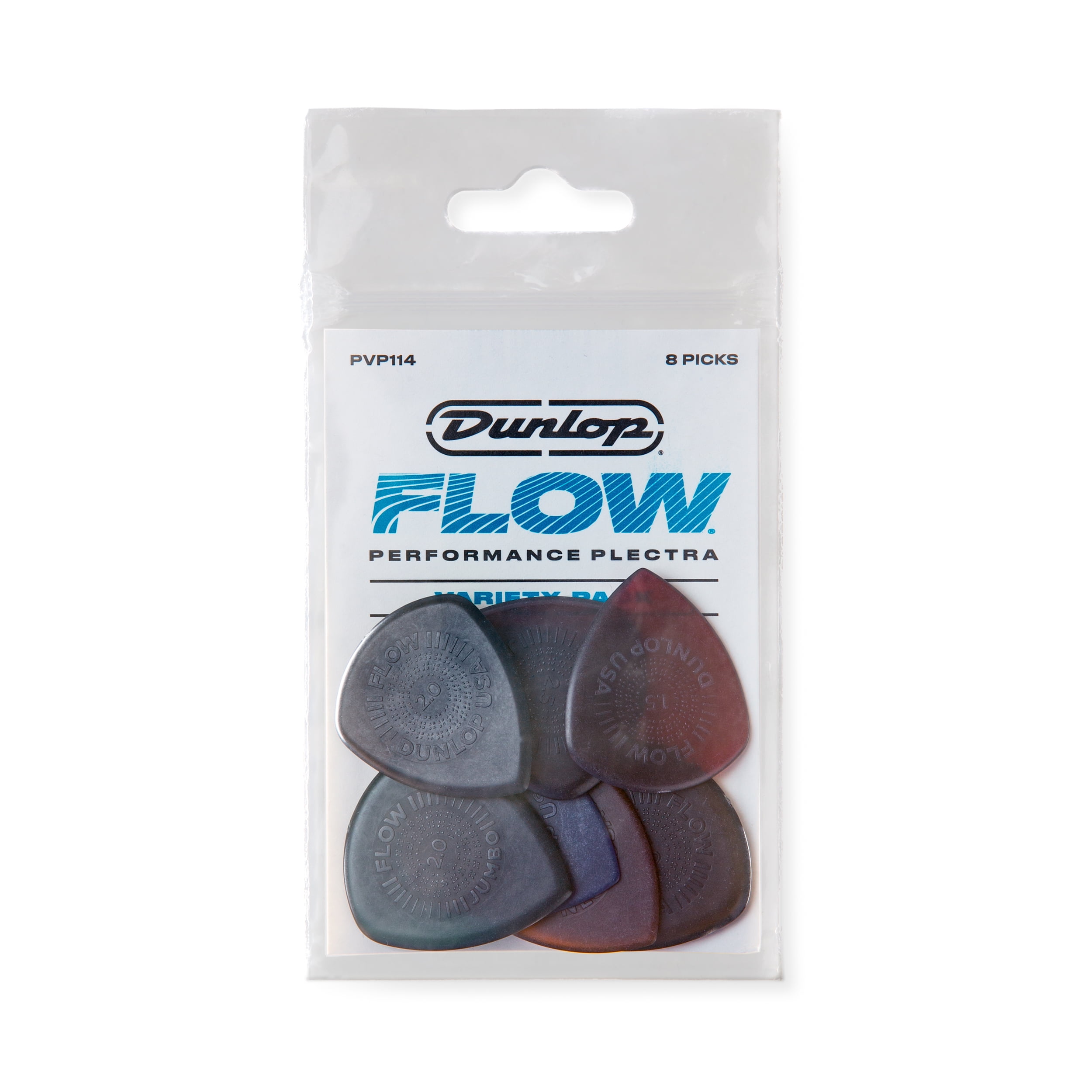 Dunlop Guitar Picks 16 Pack FLOW Variety Pack