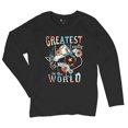 thumbnail image 5 of Greatest Country in the World Women's Long Sleeve T-shirt Cowgirl Cowboy Girlfriend Southwest Rodeo Country Western Rancher, 5 of 7