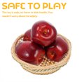 thumbnail image 2 of 6 piezas de manzanas Red Delicious artificiales decorativas, manzanas Red Delicious falsas de aspecto realista, 2 of 7