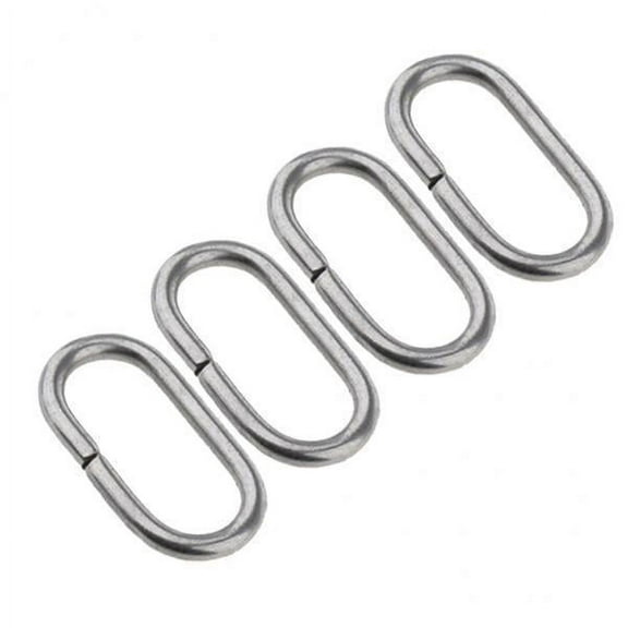 2x 4 Piece/ Stainless Band Loop Holder Keeper 18mm-24mm