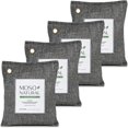 thumbnail image 1 of Bolsa purificadora de aire Moso Natural, 200 g (paquete de 4), carbón de bambú, 1 of 9