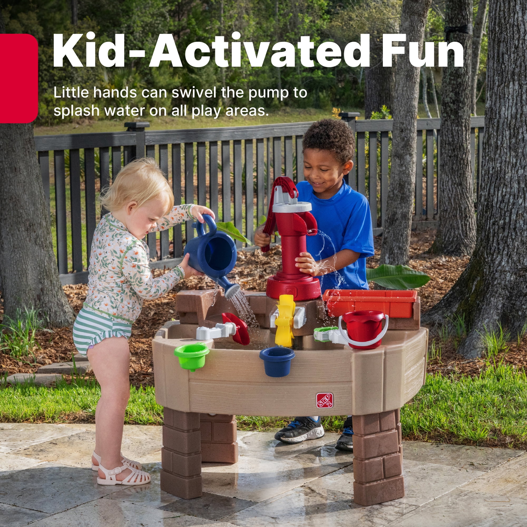 Step2 Pump & Splash Outdoor Kids Water Table