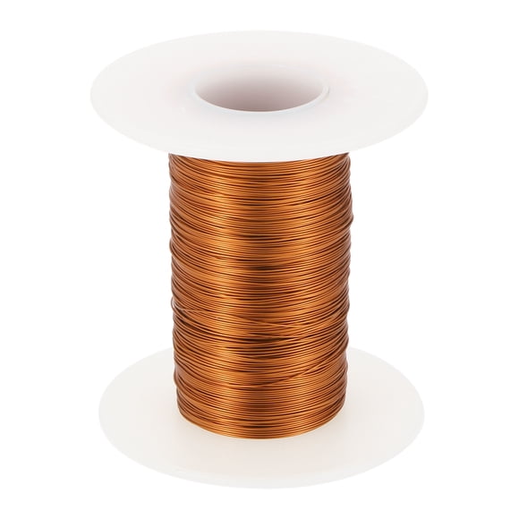 Alambre Magnético 28 AWG, Alambre de Cobre Enameled de 28 Calibres, Alambre de Bobina Magnética de 2 OZ para Transformador, Motor, Eléctrico, 180C(356F)