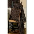 thumbnail image 2 of Home Collection by Raghu Lover's Knot Jacquard Black and Mustard Afghan, 50 by 60", 2 of 2