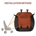 thumbnail image 2 of FlyFlise Full Surround Front Seat Cover Breathable Car Seat Cover Front Seat Protector, 2 of 6