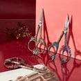 thumbnail image 2 of Dsseng 2Inch Stainless Steel Scissors Silver Sewing Embroidery Scissors Small Precision Detail Scissors Vintage Shears Sharp Cutter for Fabric Paper Cutting Craft Art Work DIY Tool DIY, 2 of 7