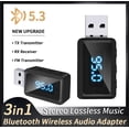 thumbnail image 1 of Car Bluetooth 5.3 Charger FM Transmitter Car Bluetooth Receiver Car Bluetooth FM Transmitter USB Charger Auto Accessories, 1 of 1