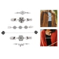 thumbnail image 4 of 6 uds. Clips elegantes para chal de suéter, camisas, blusas, broches para cuello, abrigos, vestidos, hebillas, broche de cárdigan para mujeres que Yuyangstore Clip de suéter, 4 of 8
