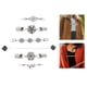 thumbnail image 3 of De broches para suéter con estilo, camisas, broches, vestidos, hebillas, ropa, blusa, abrigo, cuello, cárdigan de Metal, broche para niñas que usan Yinane Clip de suéter, 3 of 7