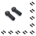 thumbnail image 1 of Bewildely 2 piezas soporte de cabeza de bola articulación de enlace Universal Auto juguete positivo hilo inverso extremos de barra RC componente de coche Negro 10piezas Bewildely CBP318384, 1 of 5