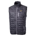 thumbnail image 2 of Men's Cutter & Buck  Black Fort Valley State Wildcats Rainier PrimaLoft Eco Insulated Printed Full-Zip Puffer Vest, 2 of 3