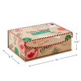 thumbnail image 3 of Hallmark 13" Medium Holiday Gift Box (Santa Special Delivery Brown Kraft), 3 of 4