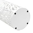 thumbnail image 3 of vidaXL Support de Parapluie Feuilles Acier Blanc, 3 of 4