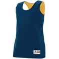 thumbnail image 2 of Augusta M Ladies Reversible Wicking Tank Navy/Gold 147, 2 of 2