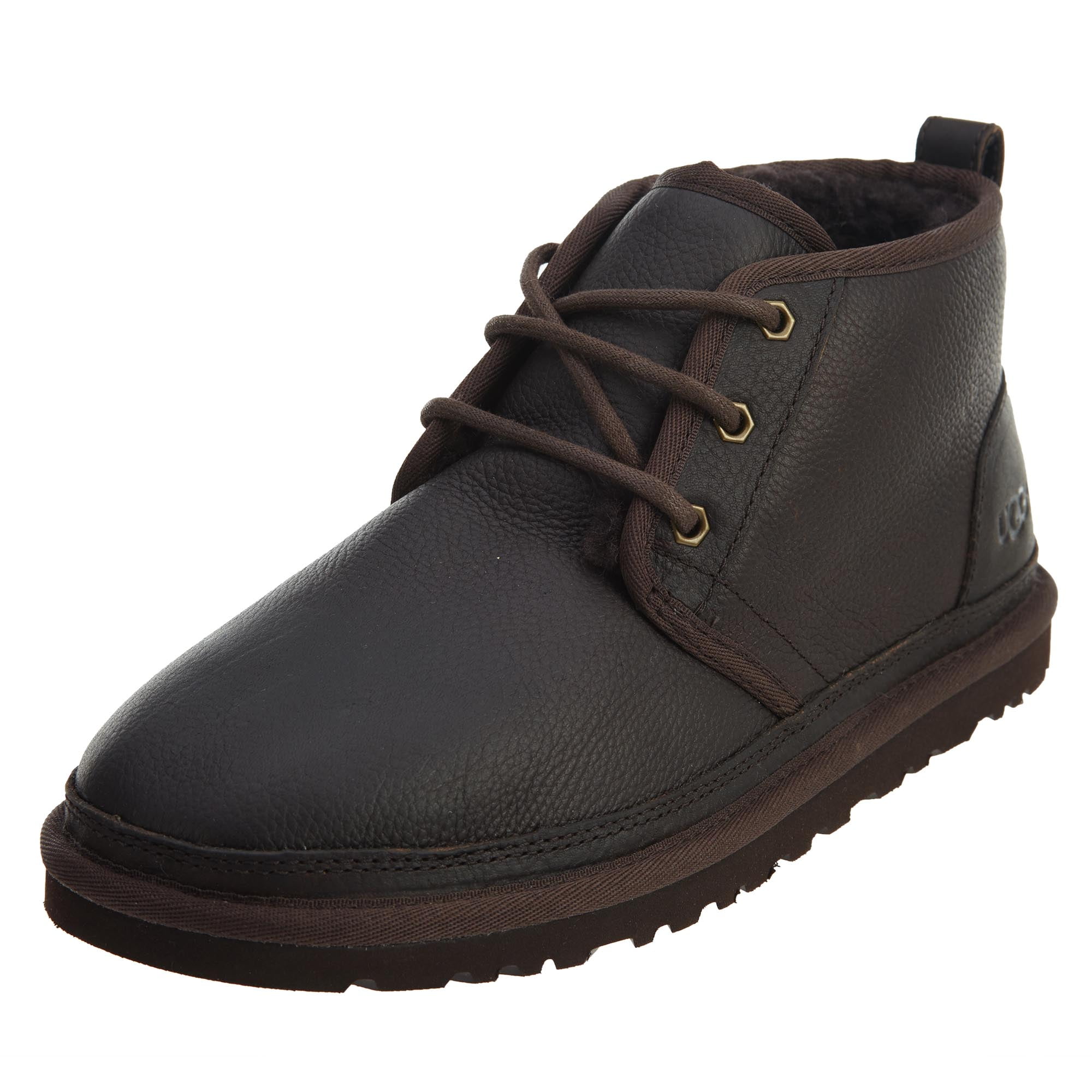undisclosed ugg neumel china tea brown leather black chestnut gray suede men mid top boot