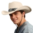 thumbnail image 5 of Chapeau de Cowboy Western Classique pour Usage Extérieur avec Accessoire de Mode Polyvalent Toutes Saisons, 5 of 5