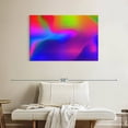 thumbnail image 2 of Elephant Stock Abstract Rainbow Screen Wall Art - Horizontal Canvas Wall Art - Living Room Wall Decor - Abstract Canvas - Blue And Pink Decor - 39" x 26", 2 of 8