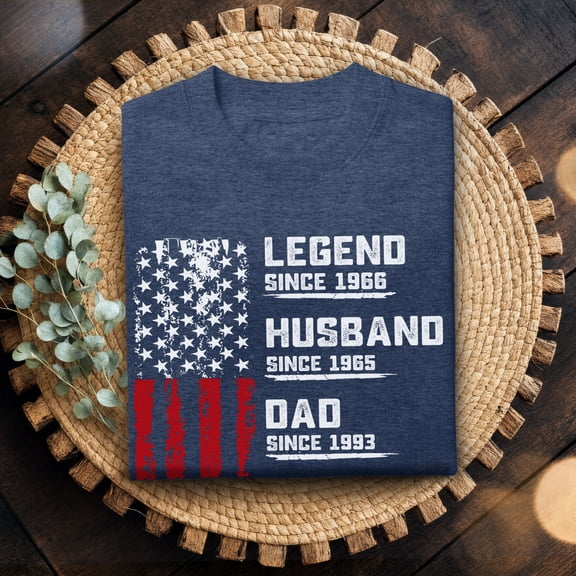 Jollimate Personalized Legend Dad Shirt, Gift For Papa, Dad Birthday Gift, Dad America Shirt