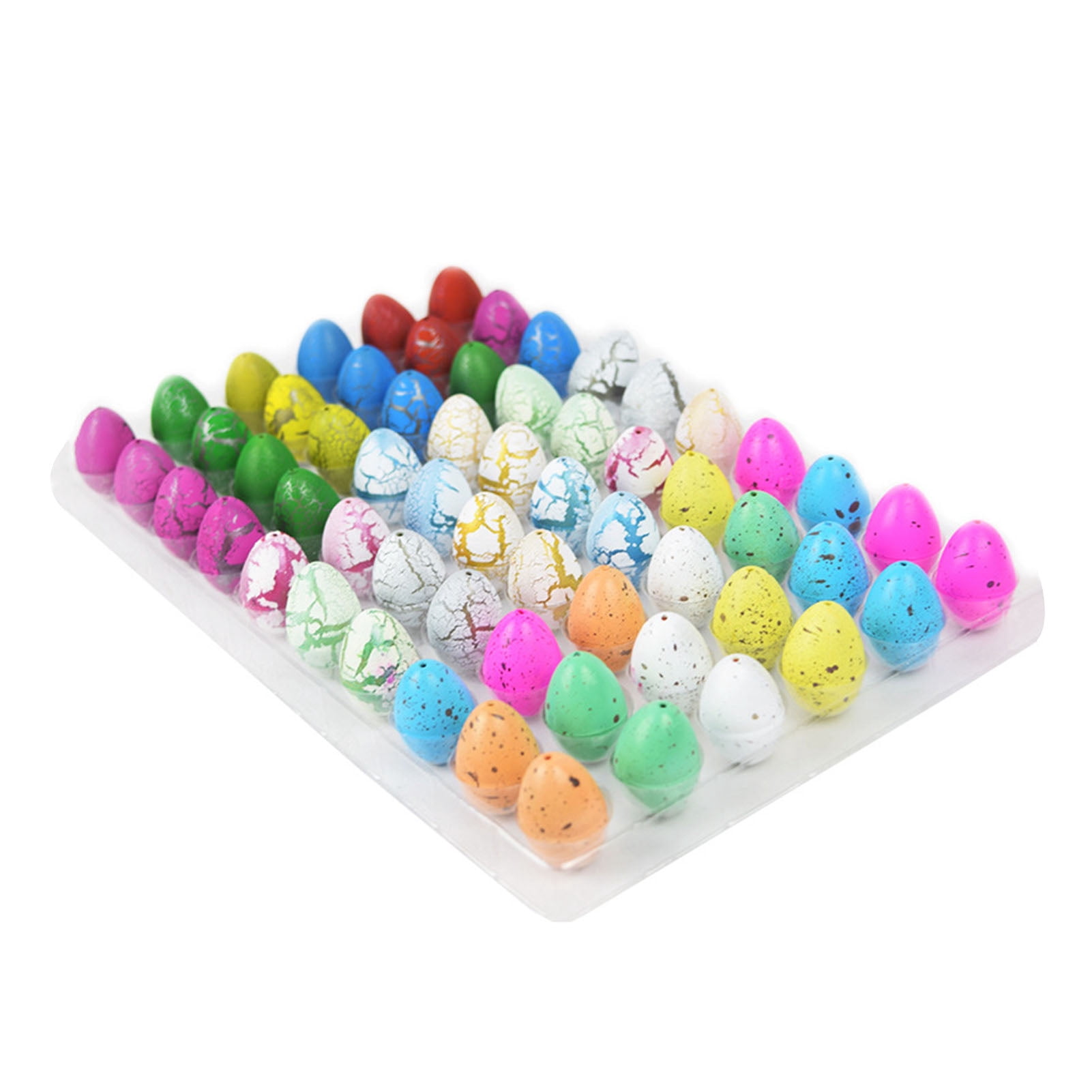 YIFAEUX 60Pcs Easter Dinosaur Egg Hatching Toy Kids Toddlers Boys Girls Dino Birth Growing Toy Classroom Students Exchange Gift Party Favors