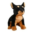 thumbnail image 5 of Vaveren Animal Toy Dog Statue Holiday Gift Sleeping Cuddly Pillow Simulation Puppy Doberman Pinscher, 5 of 8