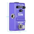 thumbnail image 2 of Pedal de efecto ammoon Serie Nano retardo guitarra pedal de efectos Cuerpo verdad puente de aleación de aluminio Abody Pedal de efecto, 2 of 6