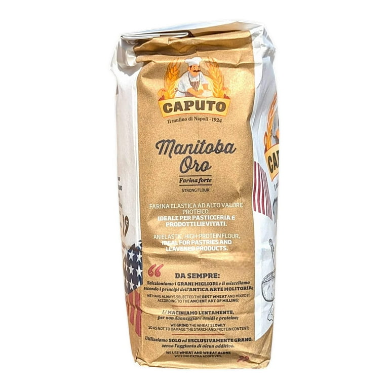Caputo Flour Manitoba Oro Type 0, Soft Wheat Flour 2.2lb, High